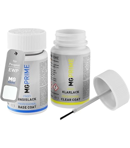 SD COLORS 12 ML Peinture De Retouche Avec Pinceau - Ambient White (249) - Compatible Avec Fiat - Réparation De Rayures, Éclats Et Peinture