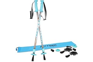 FitTrek Wanderstöcke Kinder - Trekkingstöcke - Walking Stöcke Teleskop - Wanderstocke Kinder - Walking Stock Leicht mit Gummipuffer, Pads und Tasche