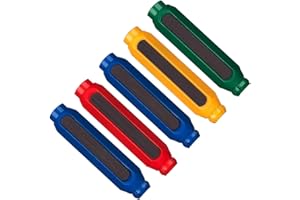 TEOZBLU 5 Pcs Porta Tizas, Soporte Para Tiza De Plástico Y Colores Para La Escuela, Niños Y Profesores, Suministros Escolares De Oficina