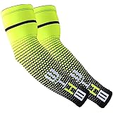 iColofun Manicotti Compressione Braccia per Ciclismo, Uomo Compressione Sportiva Manicotti per Il Braccio umidità Traspirante