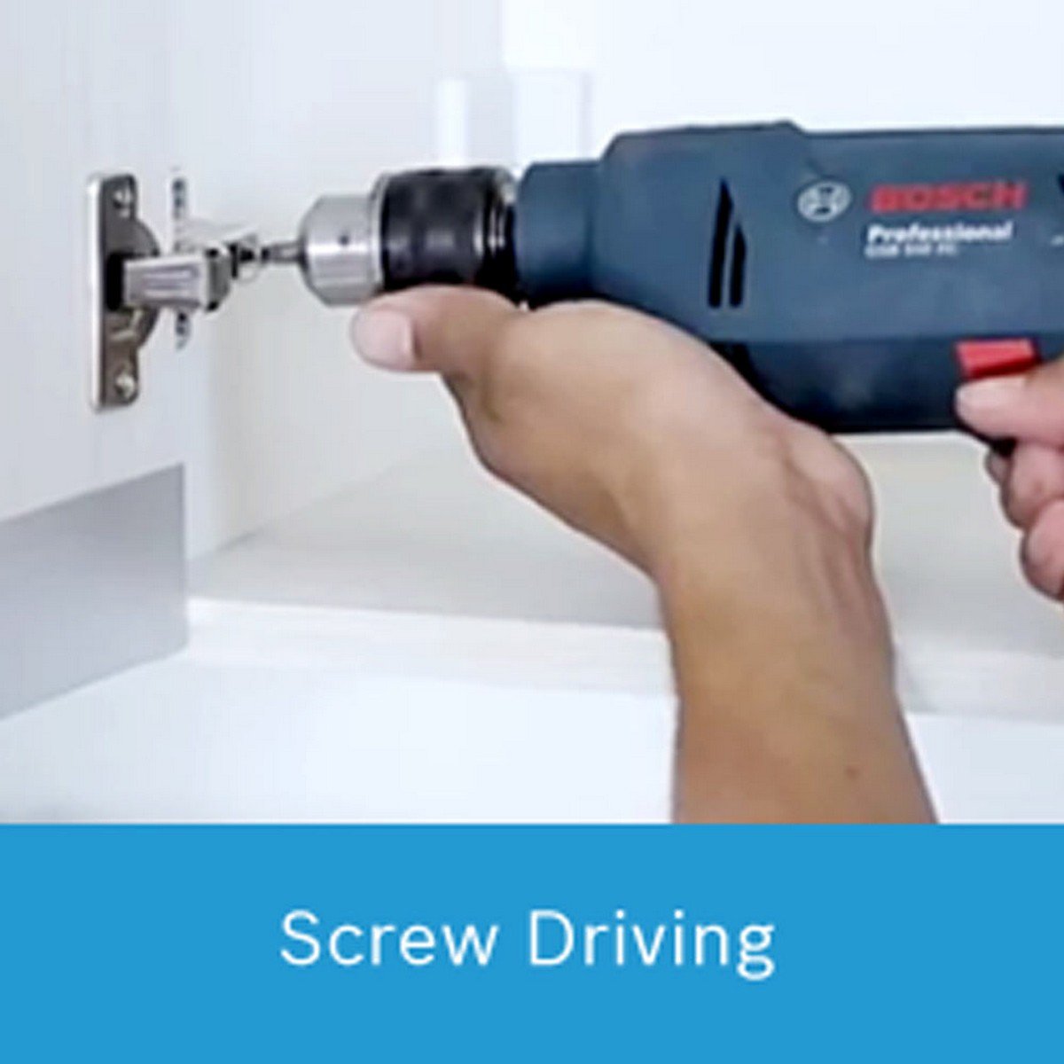 Blue Range 122 Pieces Bosch Mechanic Kit Gsb 550 Watt Impact