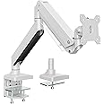 PUTORSEN Support Écran PC Moniteur, Lourd Premium Aluminium Bras Articulé Ergonomique Ressort à Gaz pour Écrans 17"-35", Haut