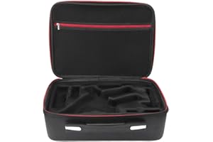 DEROR Tragbare Aufbewahrungstasche,StabilisatorkofferTragetasche, Tragetasche Schutzhülle, für Zhiyun Weebill-S Handheld Gimbal Stabilisator mit Schultergurt (33x25x12cm)