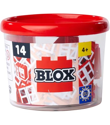 Mattoncini Da Costruzione Bianchi Simba Blox 1000 Pezzi - Set 4 Sacchi Compatibili Con Altri Marchi - 4