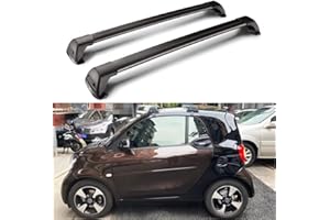 JITONA 2 Stück Aluminium Dachträger Relingträger Dachgepäckträger für Be-nz Smart Fortwo 453 2-Door 2015-2020, Fahrradträger Dachboxen Dachgepäckablage