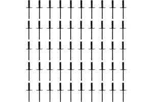 ‎HISPORTS HISports 50 Stück 51717002953 Auto Stoßstangen Kotflügel Radlauf Blindniete Radkasten Kompatibel mit X1 X3 X5 X6 E90 E91 E84 E83 E53 E70 F15 F85 E71 E72 E86 R60,Stoßstangen Kotflügel Radlauf 6 mm