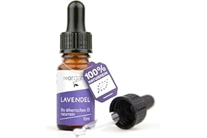 ‎NEOORGANIC NeoOrganic® Bio Lavendelöl (Lavandula Angustifolia) - für einen ruhigen Schlaf und gute Laune - 100% naturreines ätherisches Öl aus dem echten Lavendel - als Duftöl oder für die Aromatherapie - 10ml