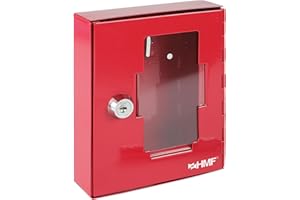 HMF 1020-03 Caja para Llave de Emergencia 15 x 12 x 4 cm, Rojo