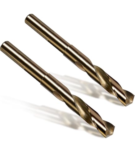 NordWolf 7/16" M35 Cobalt Stubby Drill Bit For Stainless Steel Hard Metals Cast Iron With 14 Hex Shank