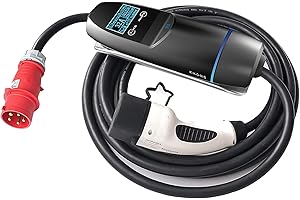 HiEVcar EV Caricabatterie Tipo 2 22KW Portatile 32A Trifase Cavo di Ricarica para Tipo2 Veicolo Elettrico; Stazione di Ricarica 8A-32A CEE 5 Poli IP65