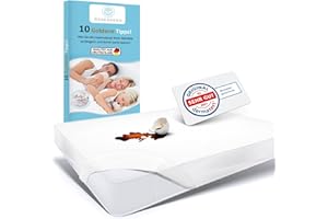 ‎ROSENKERN Rosenkern® Matratzenschoner 180x200 Wasserdicht - Qualität aus Deutschland - Nässeschutz 180x200 - mit anschmiegsamen Molton gegen Schwitzen - Matratzenschutz bei Inkontinenz Waschbar