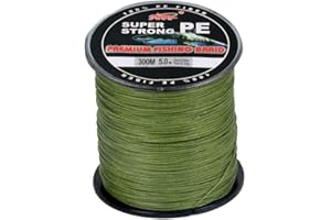 LSHEL Geflochtene Angelschnur 4 Fach Braided Fishing Line 300m