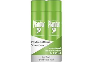 Plantur 39 Caffeine Shampoo Prevents and Reduces Hair Loss 2x 250ml | For Fine Brittle Hair | Unique Galenic Formula Supports Hair Growth | Women Hair Care Made in Germany
