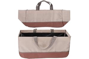 WEIKEYA Tote Bag for Wood, Canvas Firewood Log Carrier Firewood Log Bag, Waterproof Firewood Log Carrier Made of 600d Oxford Cloth (Khaki), Hunting bag,hunting bag