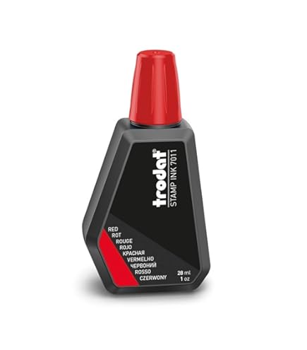 Trodat 7011 Tintenflasche 60ml - Dokumentenechte Tinte Für Stempel