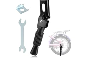 BUZUYIWAR Béquille de vélo pour Enfants, Support de vélo de 12-16 Pouces Velo Simple Côté Accessoires de Cyclisme Stand Velo Rack Réglable pour Enfants Vélo VTT 12" 14" 16"