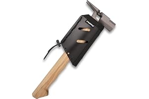 Holstery Jolly Roger | Clip-On Hammer and Tool Holster - Adjustable Tool Belt Holster Holds Hammers, Hatchet, or Mallet, Pliers, Square, Screwdriver, Flat Bar