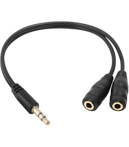 InLine Y-Kabel 3,5 Mm Klinke | 1x Stecker Auf 2x Buchsen | Stereo | Weiß/vergoldet | Für Audio-Splitting