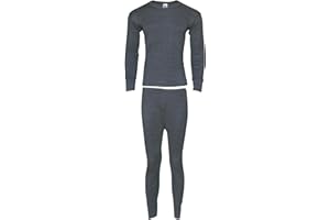 Heat Stoke Kids Thermal Skins Set Long Sleeve Top and Long Johns Leggings, Boys Girls Base Layer.