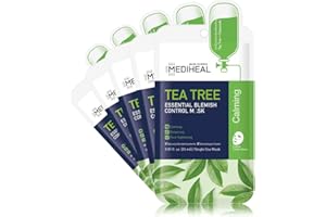 MEDIHEAL Oficjalna [Korea's No 1 Sheet Mask] – Herbata Tree Essential Blemish Control Mask (5 masek)