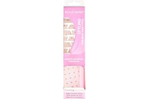 INVOGUE Brushworks Smoothing Curl Comb – Wide Tooth Comb with Angled Teeth for Detangling, Defining & Separating Curls Without Frizz