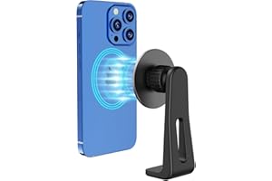 HAFOKO Magnetico Treppiede Supporto Adattatore Base 360°Girevole Universale Supporto Treppiede Telefono per Riempi il Treppiede Leggero Supporto Magnetico Fotocamera Compatibile per iPhone 15 14 13