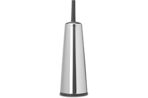 Brabantia ReNew Collection Toalettborsthållare, Toalettborste med hållare, Matt Steel