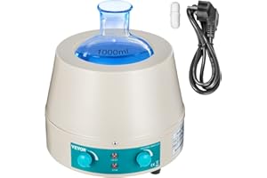 BananaB labor heizmantel 1000ml heizmantel labor rundkolben 1000ml Heizhaube 500W Heating Mantle Stirring 0~2000 RPM Heating Mantle Sleeves für Aufheizen und Rühren von Flüssigkeiten