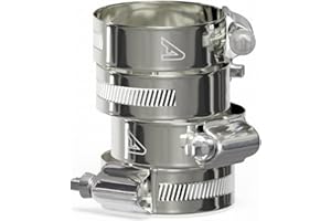 AUTOSILICONEHOSES.COM 4 Pack - 11mm > 16mm Worm Drive 304 Stainless Steel Hose Pipe Clamps Clips