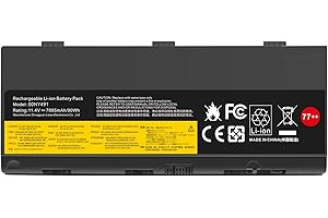 ASUNCELL 11.4V/90Wh 77++ 00NY493 Laptop Akku für Lenovo ThinkPad P50 P51 P52 Series, L17M6P51 SB10K97635 01AV496 SB10T83195 L17L6P51 01AV495 77++ 00NY493 00NY492 01AV477 77+ 00NY491 00NY490