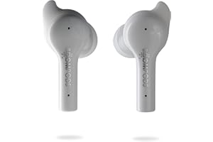 Boompods Bassline GO True Wireless Bluetooth Kopfhörer, kabellose Ohrhörer & Ladebox, bis zu 23 Std. Spielzeit, TWS In-Ear Kopfhörer mit ENC Noise Cancelling Mikrofon, IPX4 Schutz Ear Buds