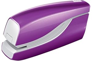 Petrus Grapadora petrus electrica e-310 wow violeta metalizado capacidad 12 hojas usa grapa nº 10