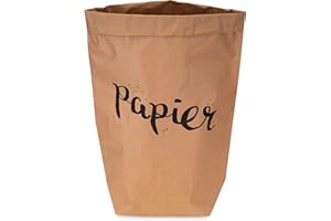 Lifestyle Lover Papiersack Paper Bag Sack Kraftpapier Beutel Mülleimer Braun (Papier)
