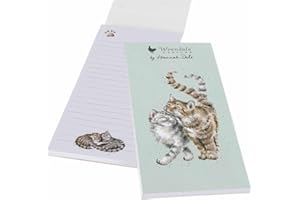 Wrendale Designs Feline Good Cat Magnetischer Einkaufsplaner 2019 210 mm x 99 mm