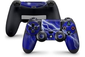 ‎SKINS4U Skins4u Controller Aufkleber Design Schutzfolie Skin kompatibel mit Sony Playstation 4 PS4 Apocalypse Blue