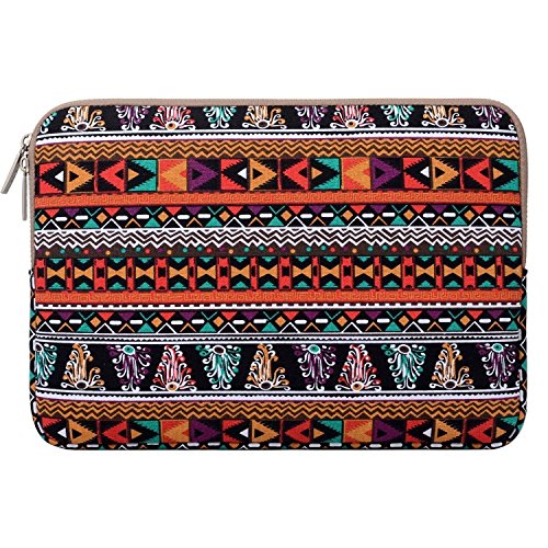 MOSISO Böhme Stil Canvas Gewebe Hülle Laptop Sleeve Tasche Beutel für 11-11,6 Zoll MacBook Air, Ultrabook Netbook Tablette, Phönix - 2
