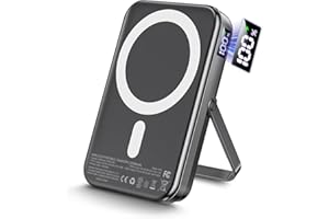 Gxorul Magnetische Power Bank,20000mAh Powerbank, Schnellladung Kabellose Powerbank mit USB-C-Eingänge＆Ausgang und LED-Display für iPhone 15/14/13/12 Serie