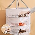 Herb Drying Rack,3-Layer Hanging Mesh Net for Plants,Hanging Drying Fish Net Foldable Hanging Mesh Dryer,Vegetable Drying Racks for Buds, Fruits, Flowers, Vegetables,Fish,Clothes,Doll