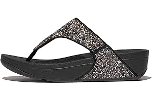 Fitflop Women's Lulu Multi-Tonal Glitter Toe-Post Sandals