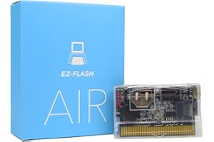 EZ FLASH micompuTer EZ-FLASH Air, Cartucho Flash para Gameboy Advance, GBA, Game Boy, SUCESOR del EZ-FLASH Omega (Transparente)