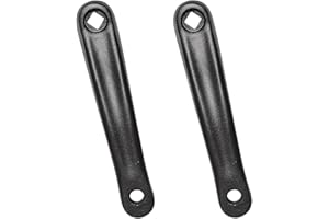 Dedjgoo Bicycle Crank Arm(One Pair/Left/Right) Bicycle Replacement Hand Crank Arm for Bike Replacement Accessory