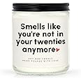 Leebbsin Funny 30th Birthday Gifts for Women Men- Handmade Birthday Candle Soy Wax Lavender- 30th Birthdays Decorations, Birthdays Gifts for Her Him Wife Husband Sister Brother Friend Daughter, 7oz