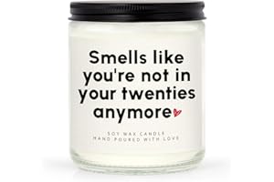 Leebbsin Funny 30th Birthday Gifts for Women Men- Handmade Birthday Candle Soy Wax Lavender- 30th Birthdays Decorations, Birthdays Gifts for Her Him Wife Husband Sister Brother Friend Daughter, 7oz