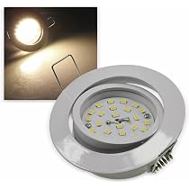 ChiliTec LED Einbauleuchte 5W, 4000K Neutralweiß, Schwenkbar, Flach 32mm Für Decke