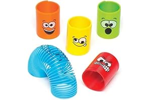 Baker Ross Ressorts grimaces (Paquet de 6) - Mini jouets pour enfants