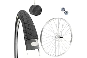 ECOVELO C2475AST+EBB24NEE Jante avant vélo 24 x 1,75 + pneu 24 x 1,75 + chambre à air pour vélo de ville 24"