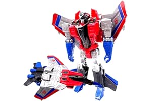 IOSCDH Star-scream 2 In 1 Deformierter Autoroboter Transformation Action Figure Manuelles Verformungsmodell Commander Manuelle Verformung Car Modell Wandelbares Actionfigur-Spielzeug