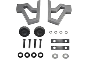 AUROLYNNE 1 Pair Aluminum Mounting Brackets for Jeep Wrangler JK 2007-2018 11586.04 Adjustable