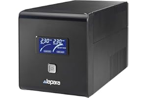 Lapara LA-ITR-2000SH Sistema de Alimentación Ininterrumpida SAI 2000VA 1400W LCD Interactivo Sinusoidal