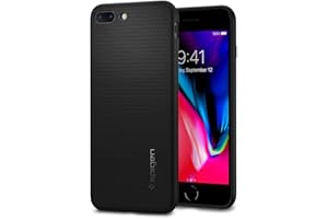 Spigen Liquid Air Hülle Kompatibel mit iPhone 8 Plus -Schwarz